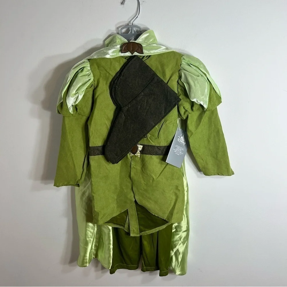 Disney Prince Naveen Princess and the Frog Costume Outfit NEW Sz 5/6 Green - Picture 2 of 6